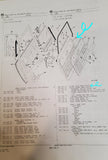 NOS 69-75 International IH Pickup Travelall Travelette Interior Door Access Panel Driver Side 341799C1