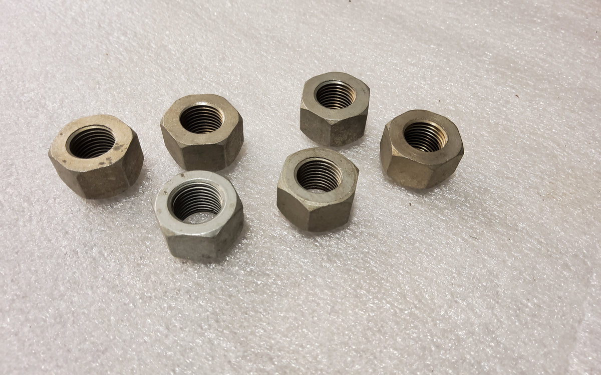 (6)- Wheel Lug Nuts 5/8 x 18 for IH Fits Case 385 464 574 584 585 885 595 695 78