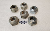 NOS 61-68 International IH Pickup Travelall Travelette Left hand fine thread lug nut 6pk