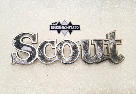 71-80 International Scout II "Scout" Emblem