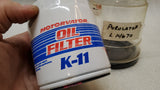 Vintage Stock KMart Motorvator Oil Filter K11 K-11