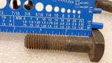 2 ½ Square head Stove Bolt with 3 prong Castle Nut  ⅝x11 coarse