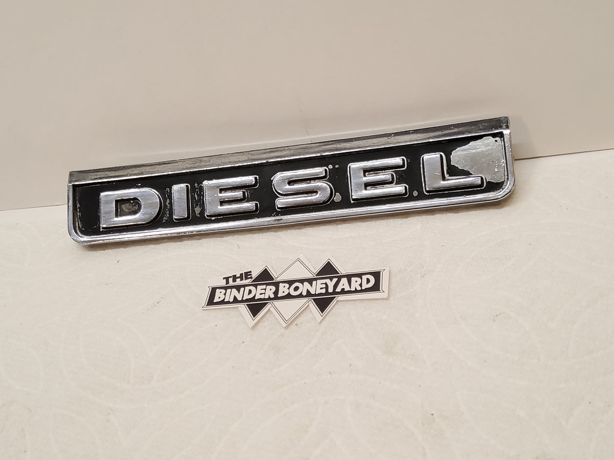 76-80 International IH Scout II Terra Traveler Diesel Emblem Badge