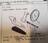 61-68 International Pickup Travelall Travelette Scout 80 & 800 Yankee Mirror Side Mirror Arm