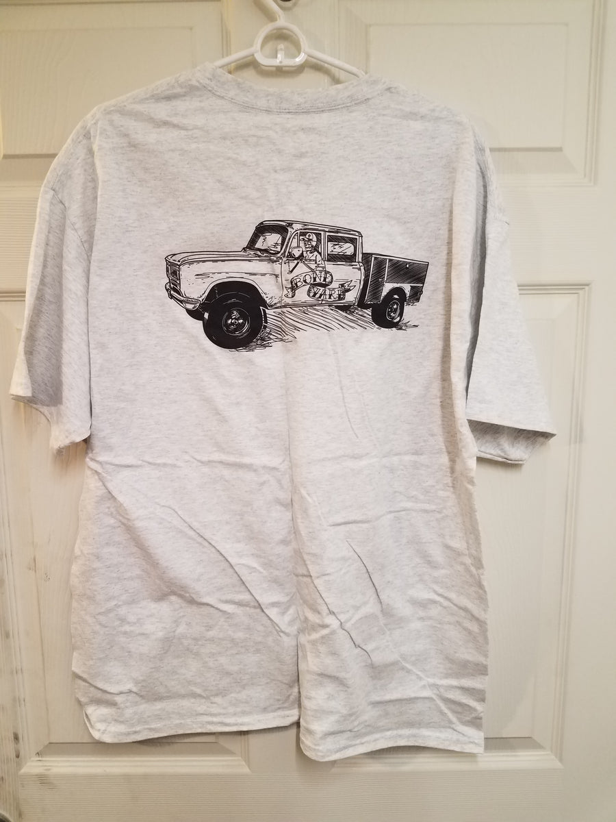 Binder Boneyard Men's Tshirt in light grey BinderBoneyard
