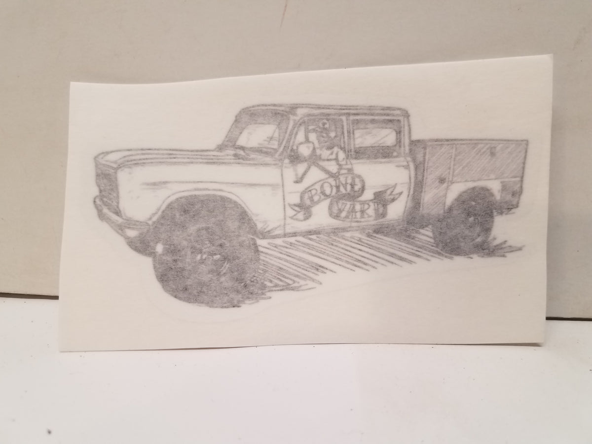 Boneyard Truck sticker BinderBoneyard