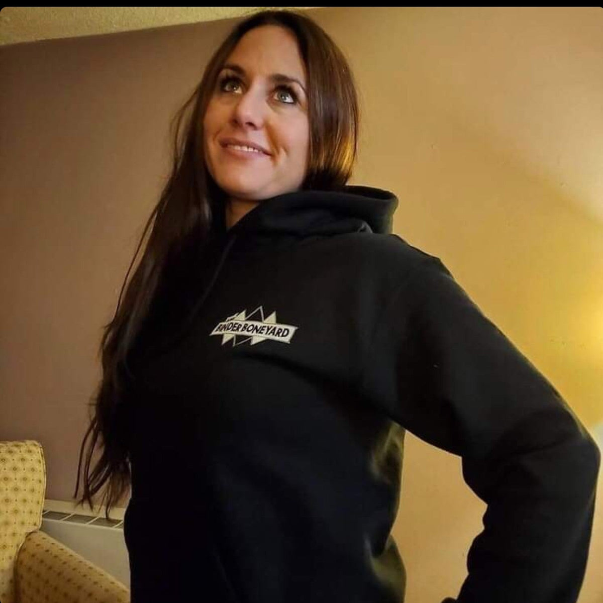 Damaged Binder Boneyard Hoodie Sweatshirt BinderBoneyard