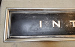 69-75 International Harvester Pickup, Travelette Tailgate Nameplate Emblem Panel