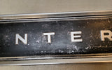 69-75 International Harvester Pickup, Travelette Tailgate Nameplate Emblem Panel