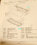 72-75 International Travelall Travelette Center Fold Down Seat Back Upper Rod Lever Right Side 380748C2