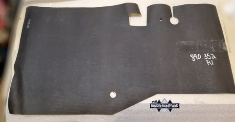 NOS 61-65 International Scout 80 RH Pass Rubber floor mat 890352R1