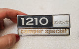 71-73 International IH Camper Special 1210 V8 Fender Emblem Badge