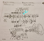 66-75 International Harvester IH Pickup Travelall Travelette Transmission Synchronizer outer stop ring 240825R1