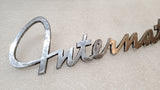 61-68 International Harvester IH 13.25" Pickup Travelall Loadstar Fender Emblem