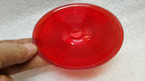 Dietz DZ 77-150 Red Round Replacement Lens 4-1/4 in SAE-IST-74