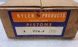 NOS International Harvester 304 & 345 Nylen Products Piston Set 1176-P .020 V8