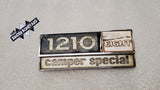 71-73 International IH Camper Special 1210 V8 Fender Emblem Badge