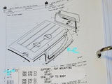 NOS International Harvester Scout II Travel Top Bed Rail Mounting Support RIGHT 395579C3