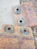 61-68 International Harvester Pickup Travelall Transfer case Frame angle wing mounts PAIR