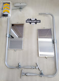 NOS Pair Re-Trac 5x10 Mirror West Coast Style V-160 Aluminum