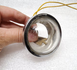 Vintage license plate light housing and glass lens