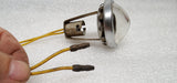 Vintage license plate light housing and glass lens