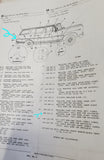 69-73 International Travelall Right Rear Quarter Panel Spaghetti Trim Back Corner 398823C2