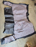 NOS 69-73 International Pickup Travelall Travelette Front Cab black vinyl floor mat 368852C2