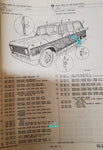 73-75 International Harvester Travelall Travelette Upper Rear Back Door 1" Trim Moulding