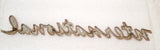 Damaged 61-68 International Harvester IH Pickup Travelall Loadstar Fender Emblem