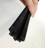 NOS 69-75 International Travelall Tailgate Glass Vertical Side Felt Channel Run 341719C1