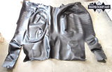 NOS 69-73 International Pickup Travelall Travelette Front Cab black vinyl floor mat 368852C2