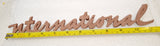 Damaged 61-68 International Harvester IH Pickup Travelall Loadstar Fender Emblem