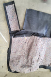 NOS 69-73 6 Cylinder International Pickup Travelall Travelette Front Cab black vinyl floor mat 368852C2