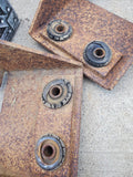 61-68 International Harvester Pickup Travelall Transfer case Frame angle wing mounts PAIR