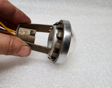 Vintage license plate light housing and glass lens
