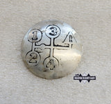 71-74 Scout II 61-73 Pickup Travelall T18 T98 Transmission Shift Knob Decal
