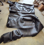 NOS 69-73 International Pickup Travelall Travelette Front Cab black vinyl floor mat 368852C2