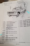 NOS 73-75 International Harvester Pickup Travelette Bed Trim passenger Side Behind Rear Tire 3" x 20"