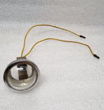 Vintage license plate light housing and glass lens