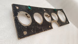 66-71 IH International Scout 800 Gauge Bezel Dash Panel Trim Plate