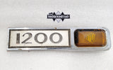 1968 International IH Pickup Travelall Driver side 1200 Fender Marker Light Emblem