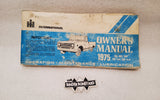 1975 IH International Pickup 150, 200, 500, 4x4 owners manual