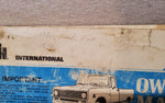 1975 IH International Pickup 150, 200, 500, 4x4 owners manual