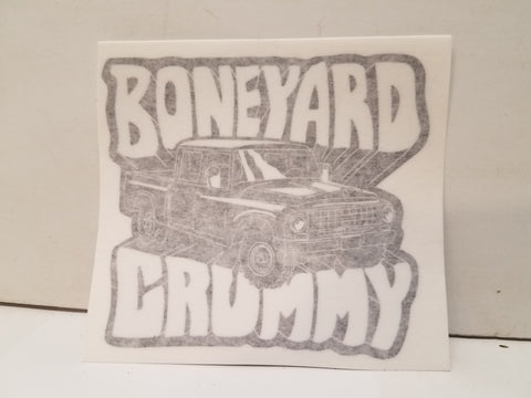 Boneyard Crummy Sticker